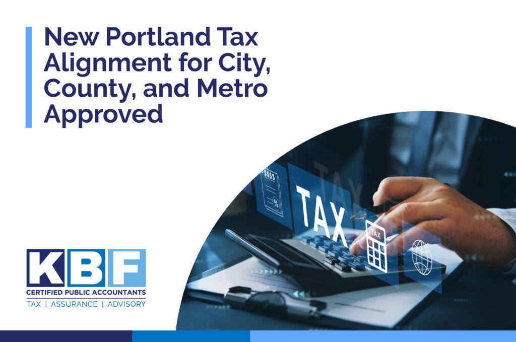 New Portland Tax Alignment for City, County, and Metro Approved